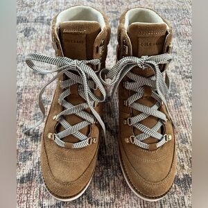 Brown Cole Haan Hiking Boots water resistant